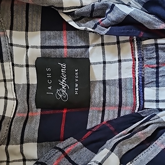 AWESOME JACKS GIRLFRIEND NY SLEEVELESS FLANNEL SHIRT - Picture 3 of 7